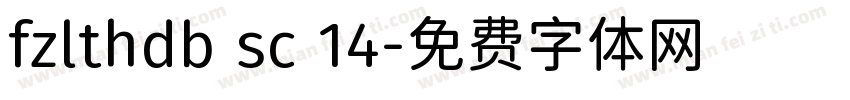 fzlthdb sc 14字体转换